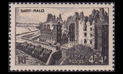 Ranska 739 ** Jälleenrakennus Saint-Malo (1945)