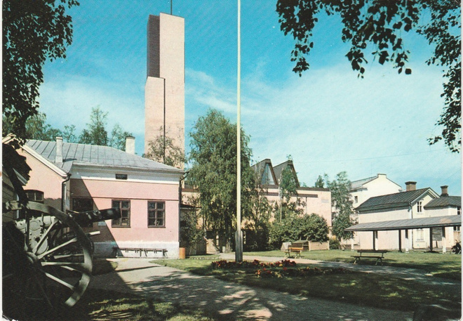 Postikortti  KOKKOLA, Kaupungin Museo ja Kirkko