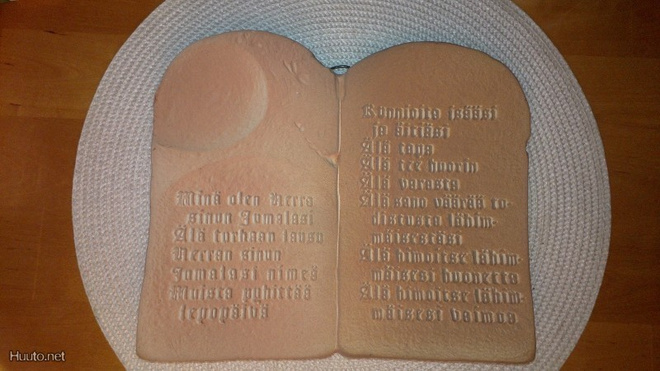 Arabia, Kymmenen Käskyä-1963 seinätaulu