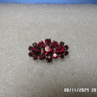 Komea Rintakoru Punertavilla kivillä komee, koko 3 x 1,8mm, - pikkukuva 3