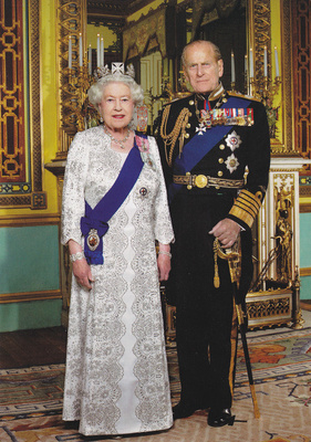 Englanti Kuningatar Elizabeth II ja Prinssi Philip
