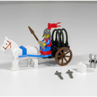 Vintage LEGO Castle: 2 x Crusader Lion -hevosvaunusetti - pikkukuva 3