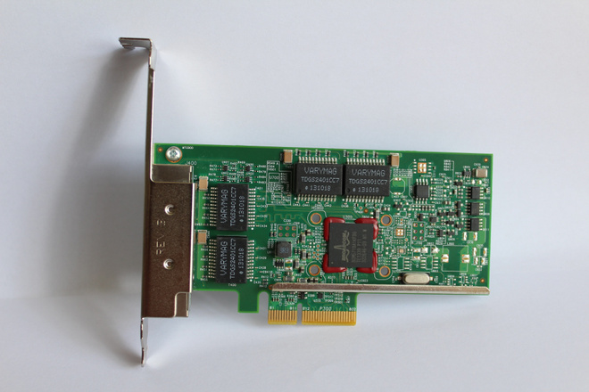 Broadcom Quad Port Gigabit Ethernet Card PCI-e