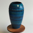 Bitossi Rimini Blu Vase 25 cm – Aldo Londi – Italy - pikkukuva 3