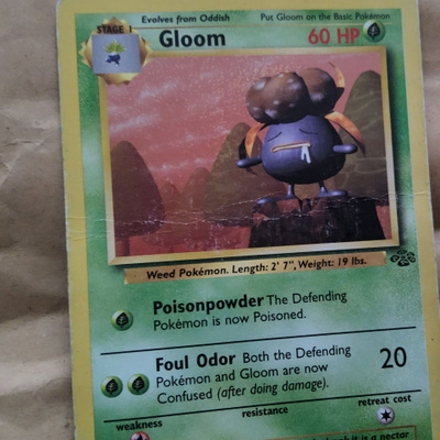 Gloom #37 Pokemon Jungle non holo HP card