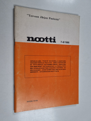 Nootti 7-8/1986
