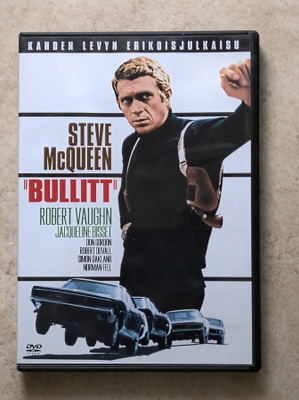Bullit (1968), 2 x DVD. Steve McQueen