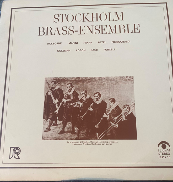 Stockholm Brass-Ensemble 1974 LP