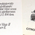 1981 Citroen Visa II Super E esite - VALTAVA - suomalainen - pikkukuva 1