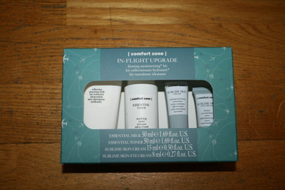 UUSI comfort zone In-flight upgrade kit matkapakkaus