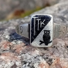 Sotaaikainen sormus Vuodelta 1943 Hopeinen. - pikkukuva 2