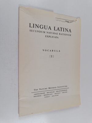 Lingua latina : Secundum naturae rationem explicata : Voc...