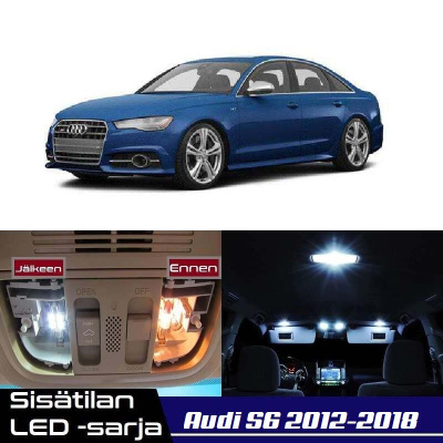 Audi S6 (C7) Sisätilan LED-sarja 21-osainen