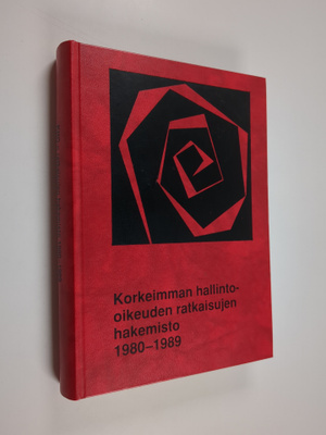Korkeimman hallinto-oikeuden ratkaisujen hakemisto 1980-1989