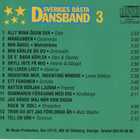Sveriges Bästa Dansband - 2001 - Vol. 3 CD - pikkukuva 2