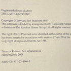 Terry Pratchett : Viimeinen manner - Kirja - pikkukuva 5