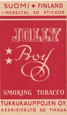 jolly boy. SMOKING TOBACCO . s55