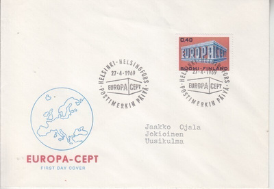 FDC 1969 Europa Cept