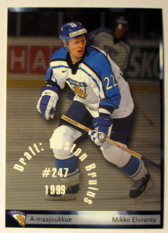 MIKKO ELORANTA Cardset 2002-03 PROMO Tulosveto tausta
