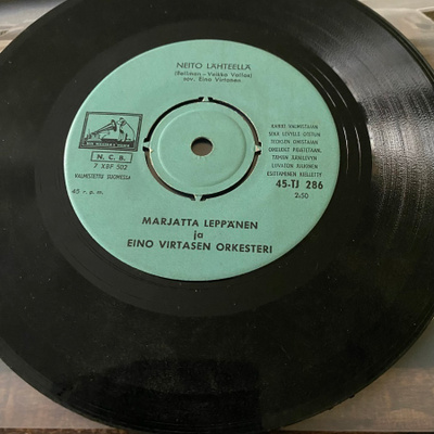 MARJATTA LEPPÄNEN: Laulu onnesta * Neito lähteellä *FIN 1964