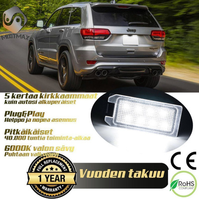 Dodge LED rekisterikilven valot — kirkkaan valkoinen 6000K