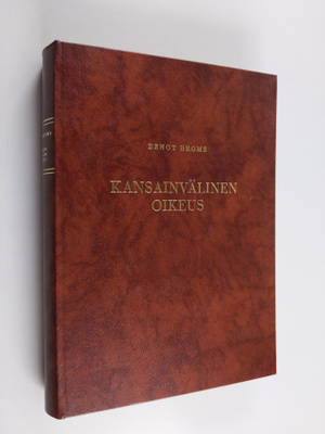 Bengt Broms : Kansainvälinen oikeus