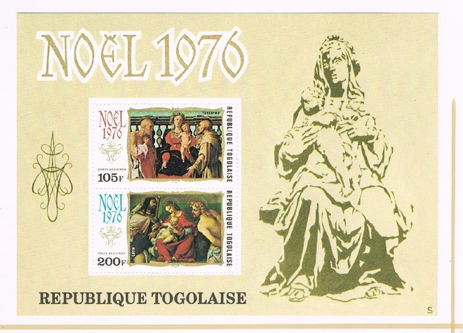 Togo 1976 - Joulu Christmas ++ blokki