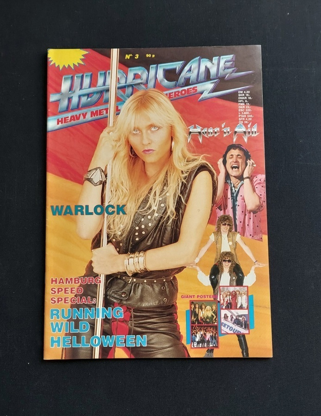Hurricane (3) 1986 - Warlock , Helloween , Hear'n Aid