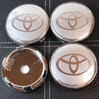 Toyota vannekeskiöt – Kromi-Hopea – 60mm (4kpl s - pikkukuva 2