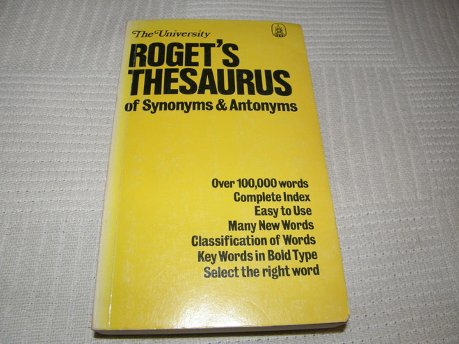 The University Roget´s Thesaurus of Synonyms & Anonyms