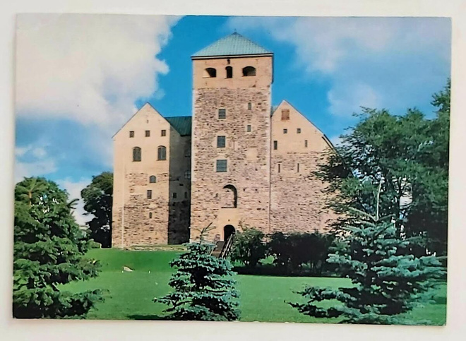 "TURUN LINNA"-KULKEMATON POSTIKORTTI