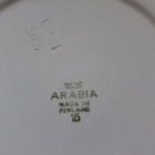 ARABIA BLUE ROSE LAUTASET, KÄSINMAALATTU, 4 KPL 1949-1951 - pikkukuva 5