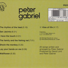 ** PETER GABRIEL : 4 ** CD - pikkukuva 2