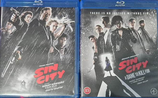 Sin city ja Sin city a dame to kill for  -Blu-Ray