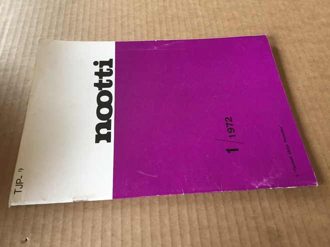 NOOTTI LEHTI 1/1972 HYVÄ