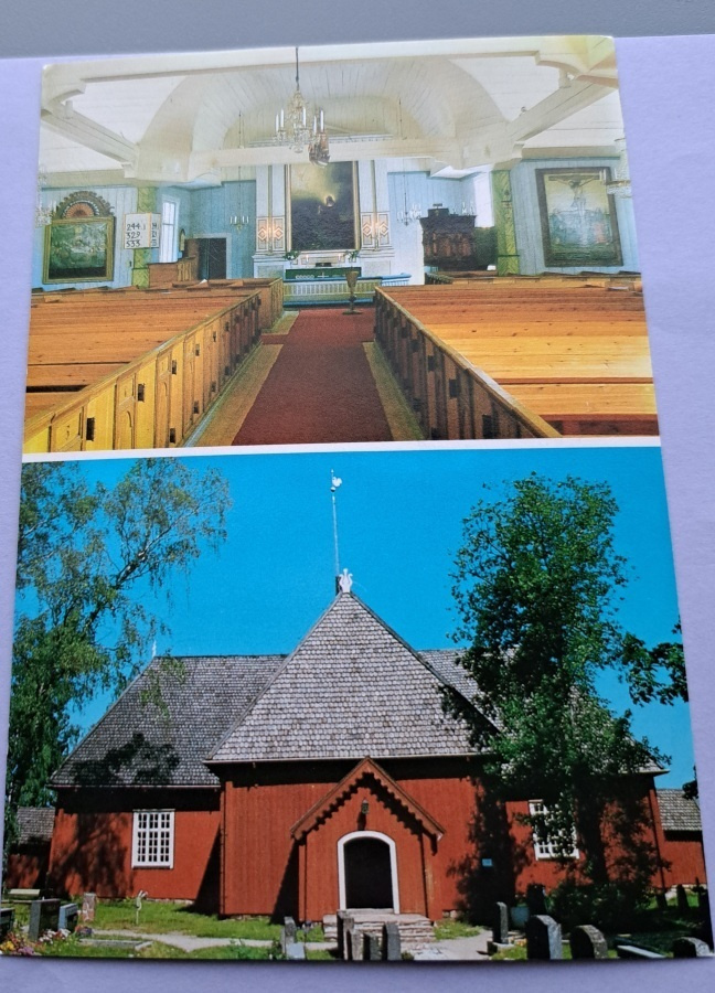 Houtskärs S:ta Maria kirkko, rak 1703, kulkenut 1988