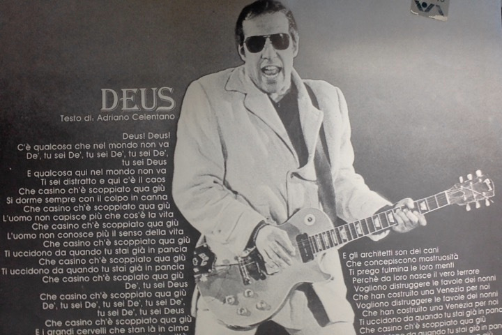 ADRIANO CELENTANO  ::  DEUS  ::  VINYYLI  LP   1981 !! - kuva 6