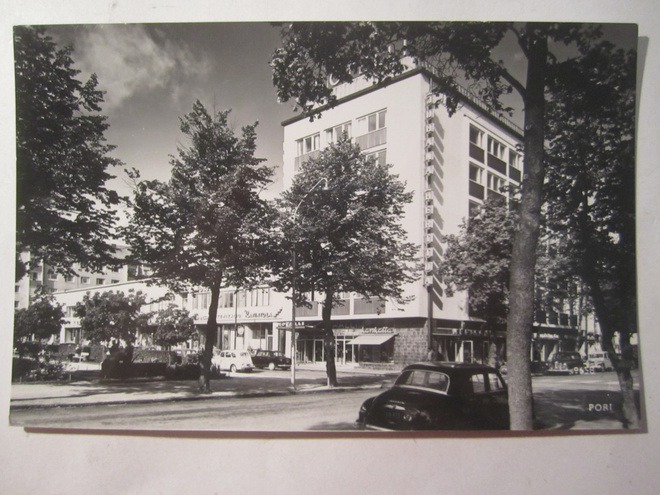 VANHA Postikortti Pori 1950-l Alkup.Mallikappale