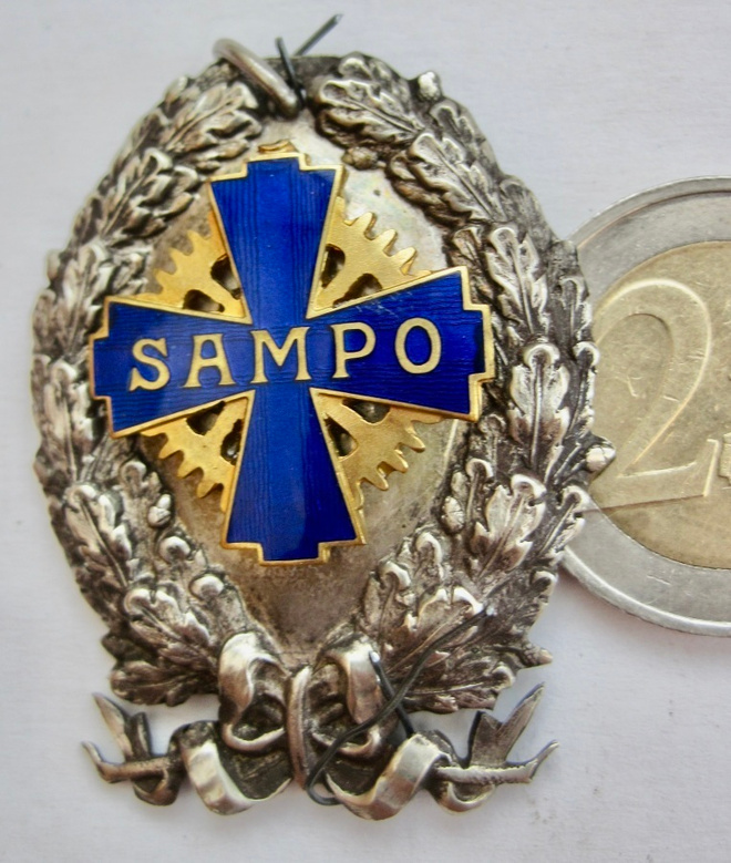 VANHA Merkki Mitali? Riipus Sampo KOMEA