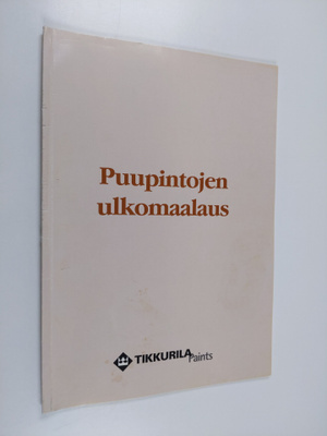 Puupintojen ulkomaalaus