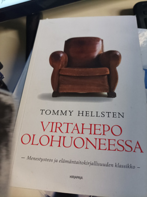 Tommy Hellsten Virtahepo olohuoneessa