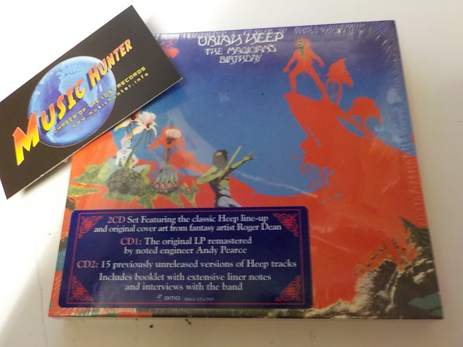URIAH HEEP - THE MAGICIAN'S BIRTHDAY UUSI DIGIPAK 2CD