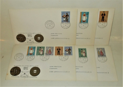 KANSANPUVUT 1972 FDC KUORET
