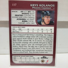 2002-03 Topps Chrome Refractors #117 Krystofer Kolanos - pikkukuva 2