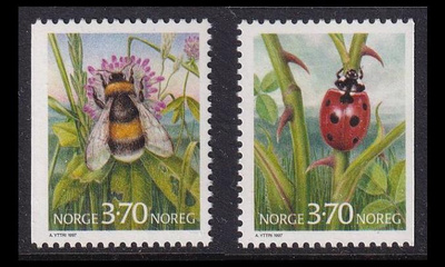 Norja 1235-6 ** Hyönteisiä (1997)