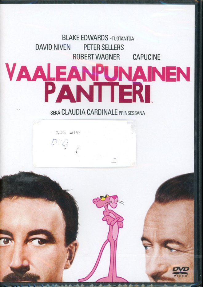 Vaaleanpunainen pantteri DVD UUSI Muoveissa