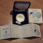HOPEAraha 10 euroa 2008, Suomen lippu Proof, Ag925, 25,5g - pikkukuva 1