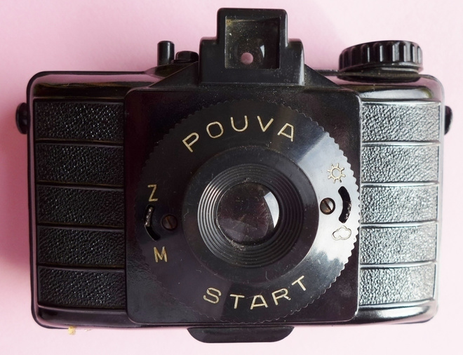 Kamera Bakeliittia vanha 1950 lukua Saksa POUVA START