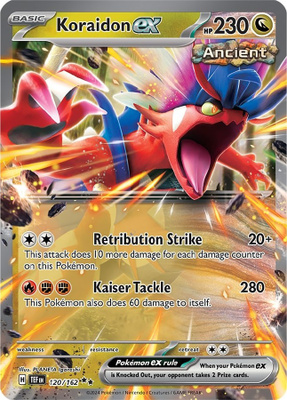 Koraidon ex 120/162 - Temporal Forces - NM/M
