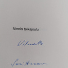 Sari Ahonen : Ninnin taikajoulu (signeerattu, tekijän omi... - pikkukuva 3
